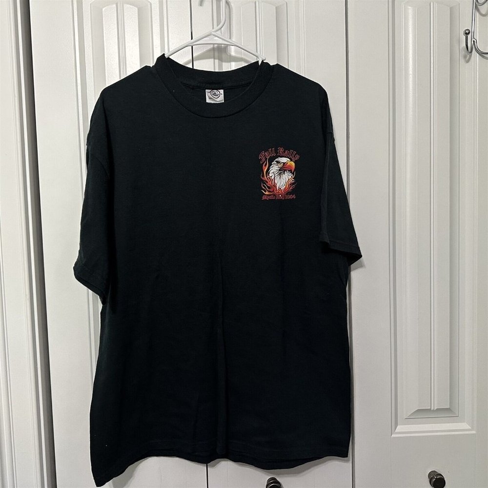 Vintage 2004 Myrtle Beach Bike Week Motorcycle Shirt Size XL Eagle